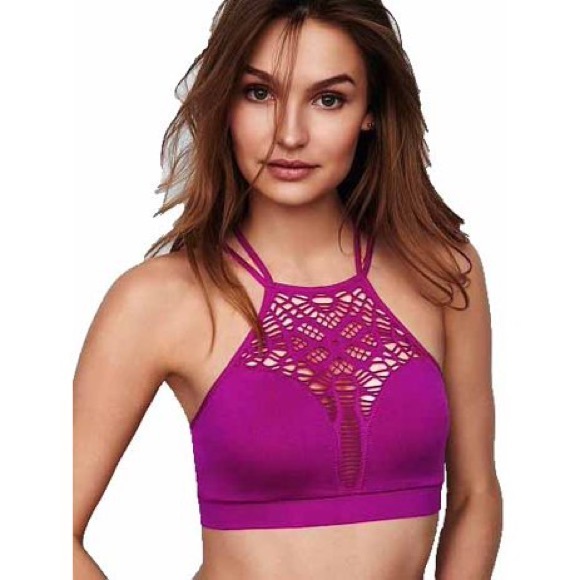 Victoria's Secret Other - VS Seamless High Neck Cut Out Bralette | XS